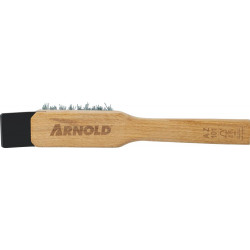 Brosse de nettoyage avec racloir pratique pour matériel de jardinage - Arnold