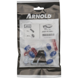 Kit de branchement AR10 avec 10 connecteurs Scotchlok 314 + 3 brides Scotchlok 951 de marque Arnold, référence: J6991900