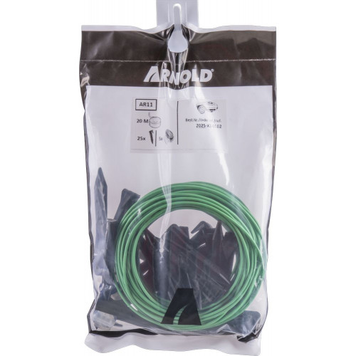 Jeu d’accessoires AR11 pour robot tondeuses - connecteurs - câble périphérique et piquets - Arnold