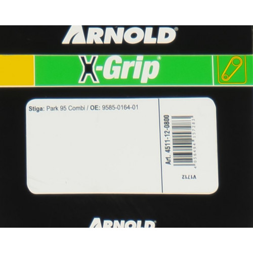Courroie dentée trapézoïdale X-Grip de type 120S8M800 - Arnold