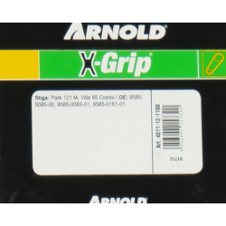 Courroie dentée trapézoïdale X-Grip de type 120S8M1160 - Arnold