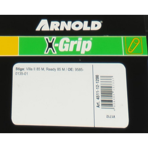 Courroie dentée trapézoïdale X-Grip de type 120S8M1200 - Arnold