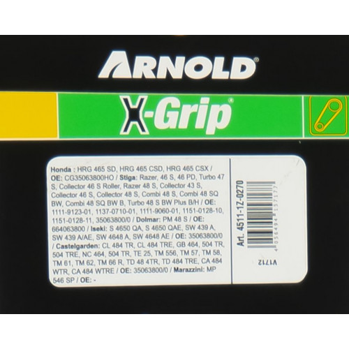 Courroie trapézoïdale X-Grip V de type Z 27 - Arnold
