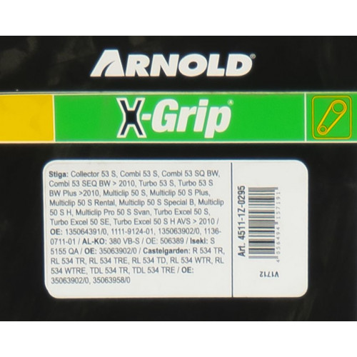 Courroie trapézoïdale X-Grip V de type Z 29,5 - Arnold