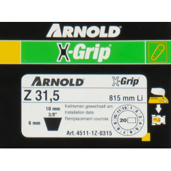 Courroie trapézoïdale X-Grip V de type Z 31,5 - Arnold