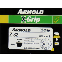 Courroie trapézoïdale X-Grip V de type Z 32 - Arnold