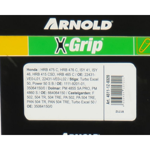 Courroie trapézoïdale X-Grip V de type Z 32 - Arnold