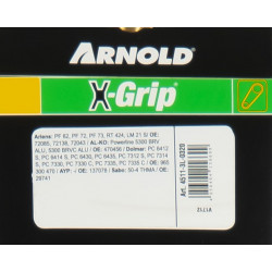 Courroie trapézoïdale X-Grip V de type 3L320 - Arnold