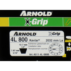 Courroie trapézoïdale X-Grip V de type 4L800 - Arnold