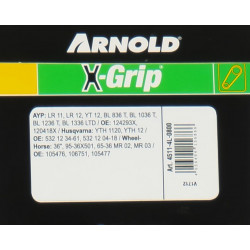 Courroie trapézoïdale X-Grip V de type 4L800 - Arnold