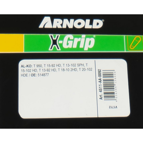 Courroie hexagonale X-Grip de type AA 92 - Arnold