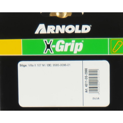 Courroie dentée trapézoïdale X-Grip de type 20DS8M2000 - Arnold