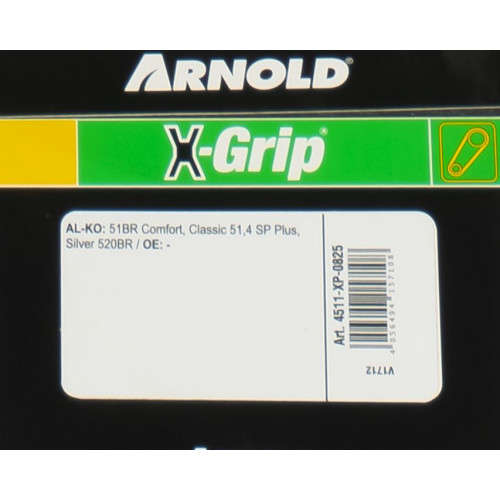 Courroie trapézoïdale X-Grip V XPZ 825 pour autoportée et tracteur de jardin - Arnold