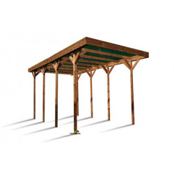 Carport pour camping-car bois traité autoclave de marque Forest Style, référence: J3969500