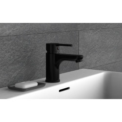 Mitigeur monocommande DENVER pour lavabo - noir mat - Schütte