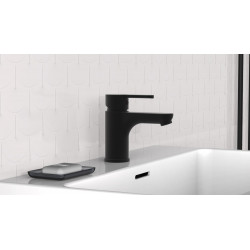 Mitigeur monocommande DENVER pour lavabo - noir mat - Schütte