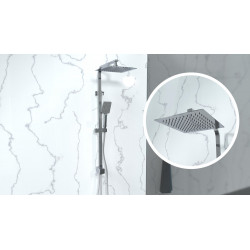 Système de douche SILVER RAIN chromé - Schütte