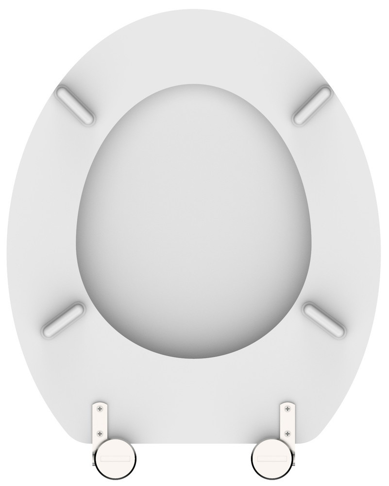 Abattant WC Avec Fermeture Douce - Compatible Villeroy & Boch Arriba, Ideal Standard Eurovit, Geberit Virto - Fabriqué En UE - Blanc
