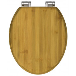 Abattant WC NATURAL BAMBOO en bambou massif de marque Schütte, référence: B7016900