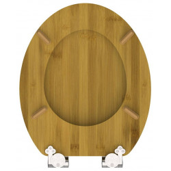 Abattant WC NATURAL BAMBOO en bambou massif - Schütte