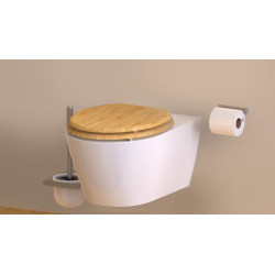 Abattant WC NATURAL BAMBOO en bambou massif - Schütte