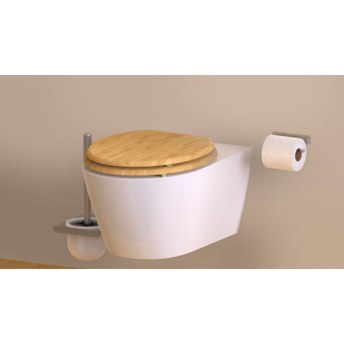 Schütte BALANCE 80022, Abattant WC avec noyau en bois (MDF), motif imprimé  sur 3 faces, compatible avec la majorité des cuvettes WC : :  Bricolage