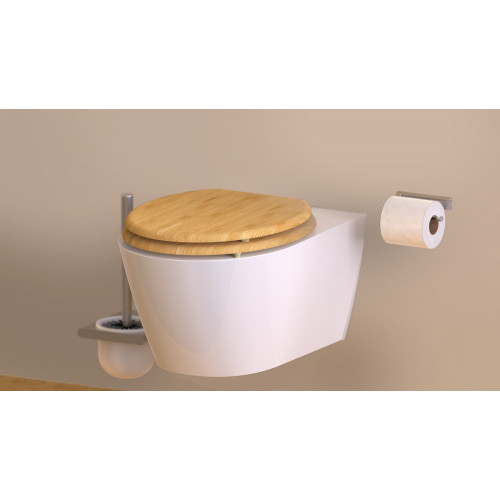 Abattant WC NATURAL BAMBOO en bambou massif - Schütte