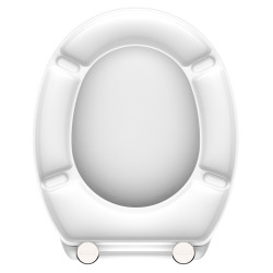 Abattant WC WHITE en Duroplast - blanc - Schütte