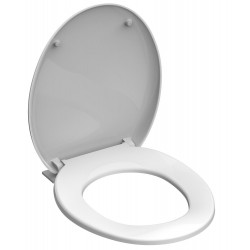 Abattant WC WHITE en Duroplast avec frein de chute - blanc - Schütte