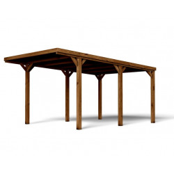 Carport VICTOR - 1 véhicule - 322x511cm - Epaisseur 12x12mm de marque Forest Style, référence: J7018500