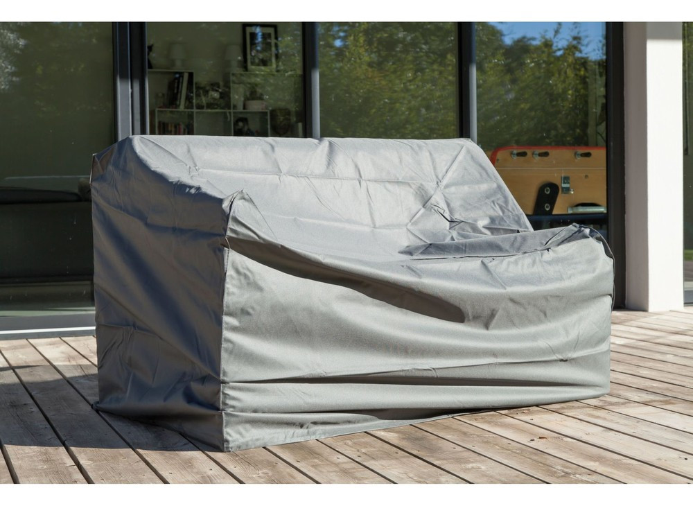 Housse de protection pour canapé lounge 2.5 places gris 190 x 90 x 105 cm