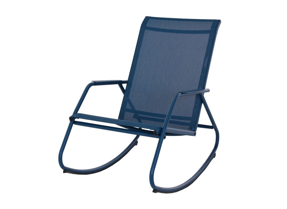 Fauteuil basculant de jardin Noa Rocking 61 x 90 x 100 cm