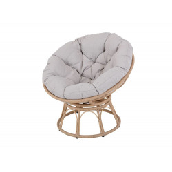 Fauteuil de jardin Love pivotant - nat - PROLOISIRS