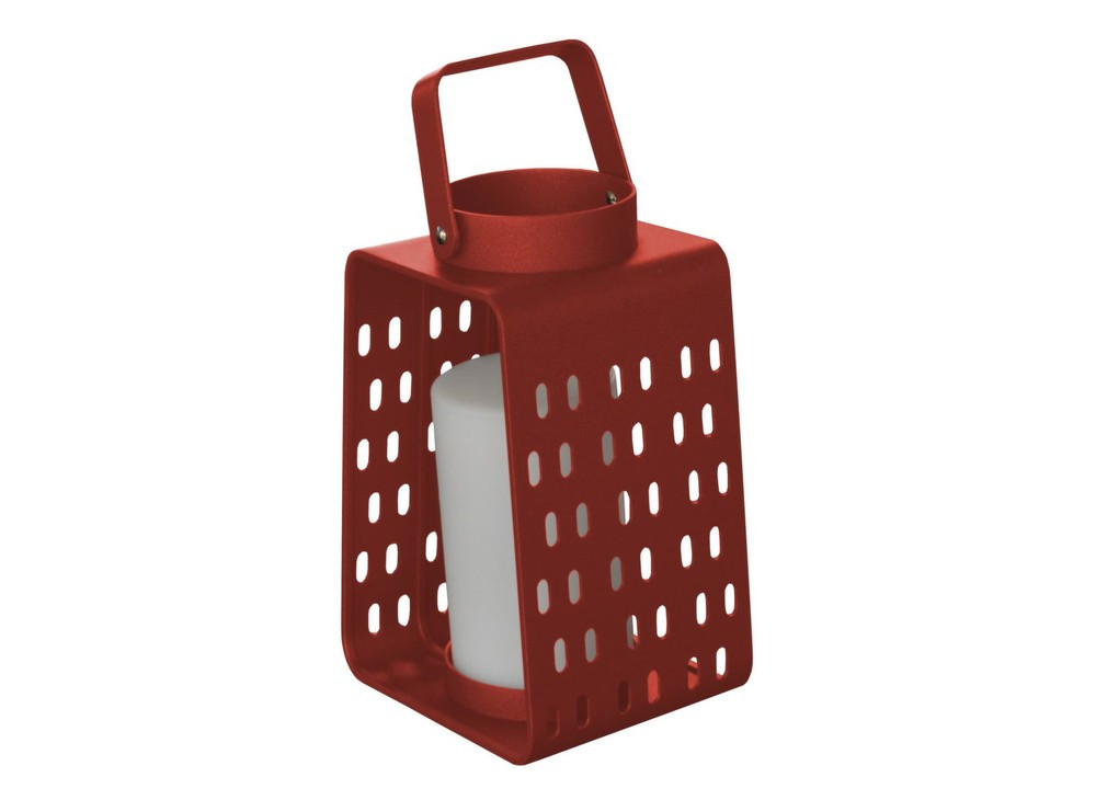 Lampe intérieur/extérieur GM (grand modèle) alu - rouge 19 x 32 x 15 cm
