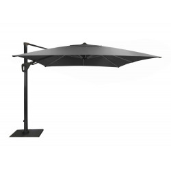 Parasol déporté Elios Sunbrella® orientable alu/sunbrella - grey/graphite 119 - PROLOISIRS