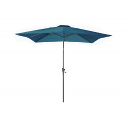Parasol droit Manivelle tilt - grey/bleu 2.5 x 2.5 m - PROLOISIRS
