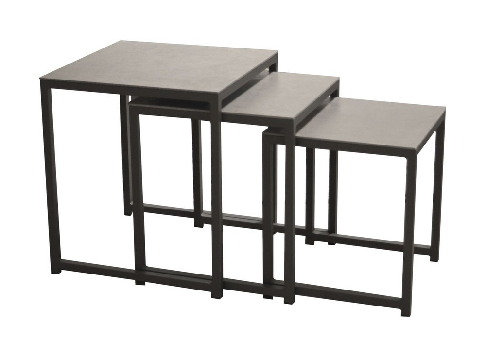 Table basse de jardin Gigogne lot de 3
