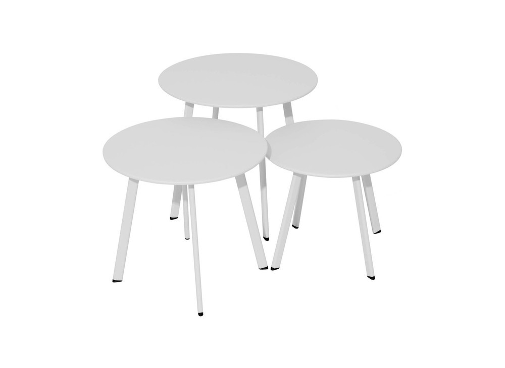 Table basse Massai Proloisirs acier P.40 cm x .400 cm x H.35 cm - vue 4