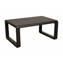 Table basse de jardin rectangulaire Quenza II - graphite 90 x 40 x 60 cm de marque PROLOISIRS, référence: J7053900