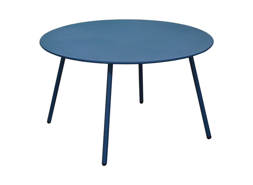 Table basse de jardin ronde en acier Rio Ø 70 cm