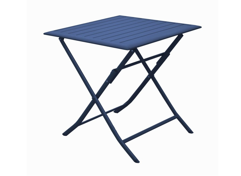 Table de jardin carrée PROLOISIRS Lorita 70 x 71 x 70 cm pliante et pratique - vue 2