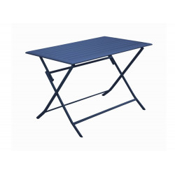 Table de jardin rectangulaire Lorita - bleu 110 x 71 x 70 cm de marque PROLOISIRS, référence: J7061700