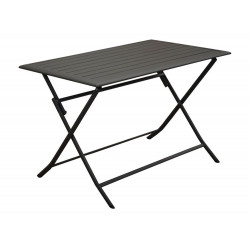 Table de jardin rectangulaire Lorita - graphite 110 x 71 x 70 cm de marque PROLOISIRS, référence: J7061800