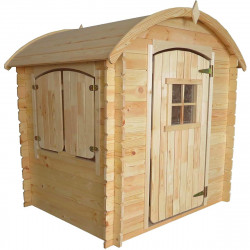 Petite cabane en bois 2 enfants 1,33 x 1,08 x 1,45 m - Patty de marque SOULET, référence: J7074200
