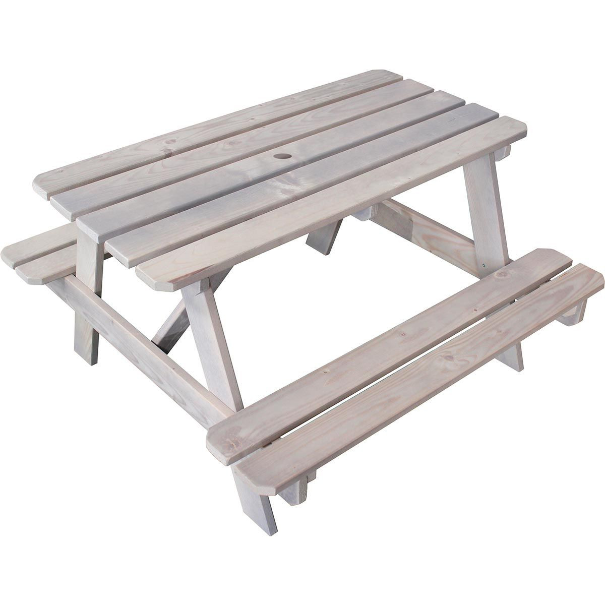 Table de pique-nique de jardin en bois pour enfant 90 x 91,5 x 50 cm - Picnic