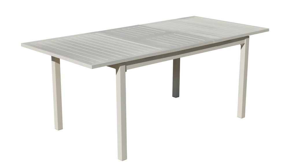Table à manger extensible PALMA - 170/220x100cm - finition blanc