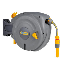 Dévidoir caréné fixation murale enroulement automatique Auto Reel avec tuyau (10 m) de marque HOZELOCK, référence: J7113600