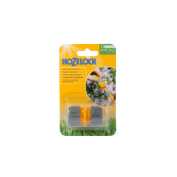 Raccord réparateur de tuyau en plastique diamètre 12.5 mm et 15 mm - blister - HOZELOCK