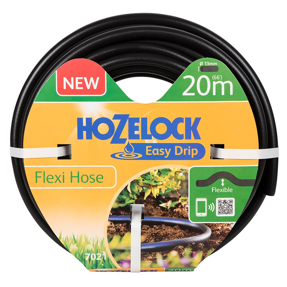 HOZELOCK Tuyau d'Alimentation Micro Irrigation Flexi Ø 13mm 12" 20 : Ultra Souple et Pratique Permet d'Acheminer 'Eau dans Toutes les Directions Résistant aux UV [7021 0000] - vue 2