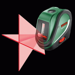 Laser à lignes croisées Universal Level 2 Basic - Portée ligne / point laser rouge 10 m de marque BOSCH, référence: B7147000
